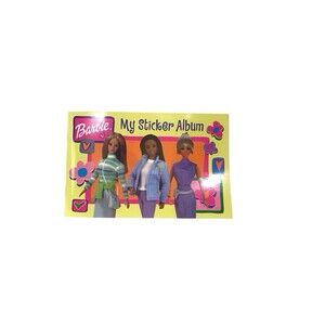Sandylion Sticker Album Barbie vintage 2000 stickers‎ 8.5 x 5.5 HTF